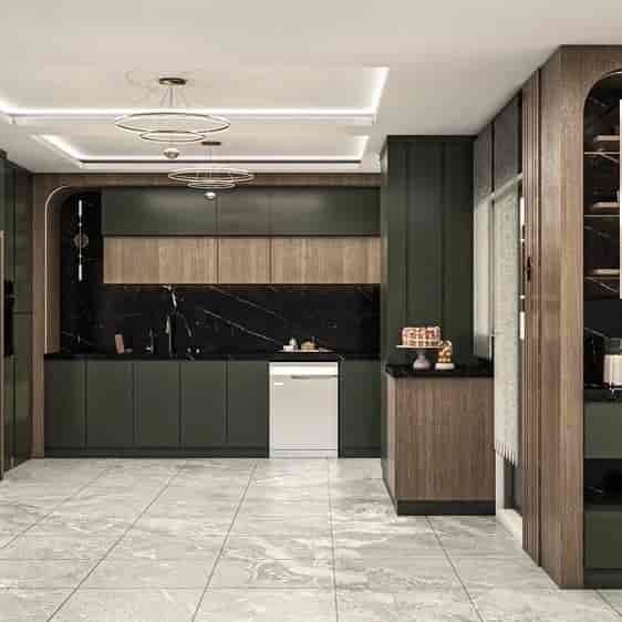 دکوراسیون MDF دو رنگ با طراحی مهندس علیزاده