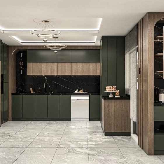 دکوراسیون MDF دو رنگ با طراحی مهندس علیزاده